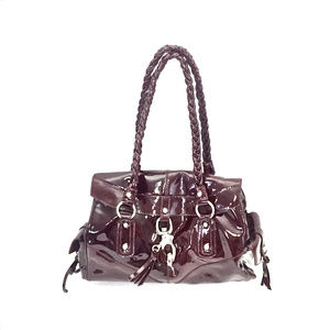 🍷 Francesco Biasia Wine Patent Leather Purse 🍷